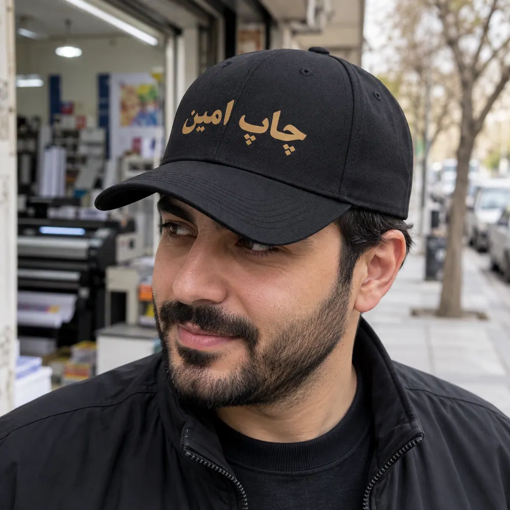 کلاه مشکی · مشخصات نمونه · سایز بزرگسال · تیره · یک‌رو