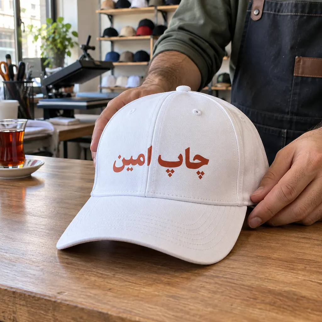 کلاه سفید · مشخصات نمونه · سایز بزرگسال · روشن · یک‌رو