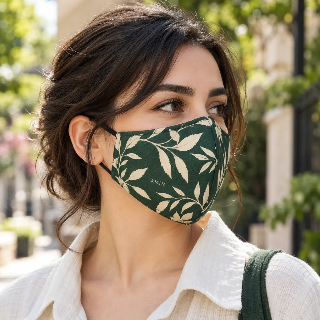 ماسک پارچه‌ای · مشخصات نمونه · بزرگسال · پارچه · یک‌رو