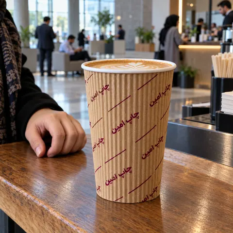 چاپ لیوان کاغذی سهجداره Plus+ · 360 cc — کرافت