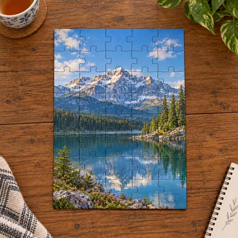 پازل مستطیلی A4 · 200 × 290 میلی‌متر — 40 تکه · یک‌رو