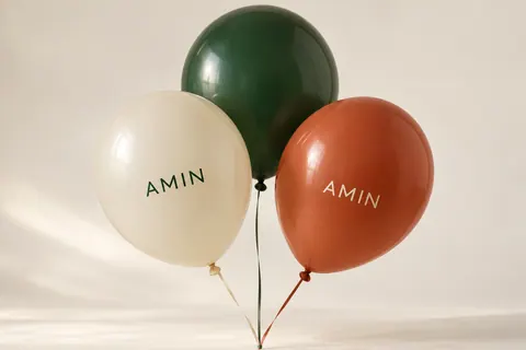 نمونهٔ بادکنک چاپ امین